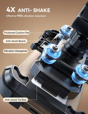 JOYROOM closeup of dampener and silicone pad protecting device