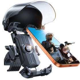 JOYROOM front view on handlebar showing secure fit and easy access