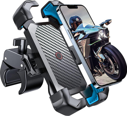JOYROOM front view of mounted phone showing secure oneclick lock and clean profile benefit quick mounting