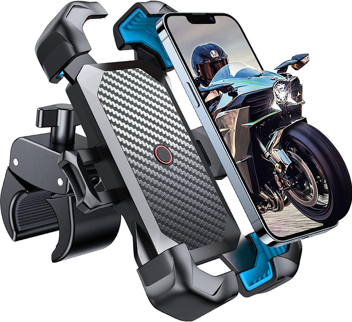 JOYROOM front view of mounted phone showing secure oneclick lock and clean profile benefit quick mounting