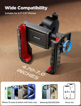JOYROOM mounted on electric scooter lifestyle shot for easy navigation access
