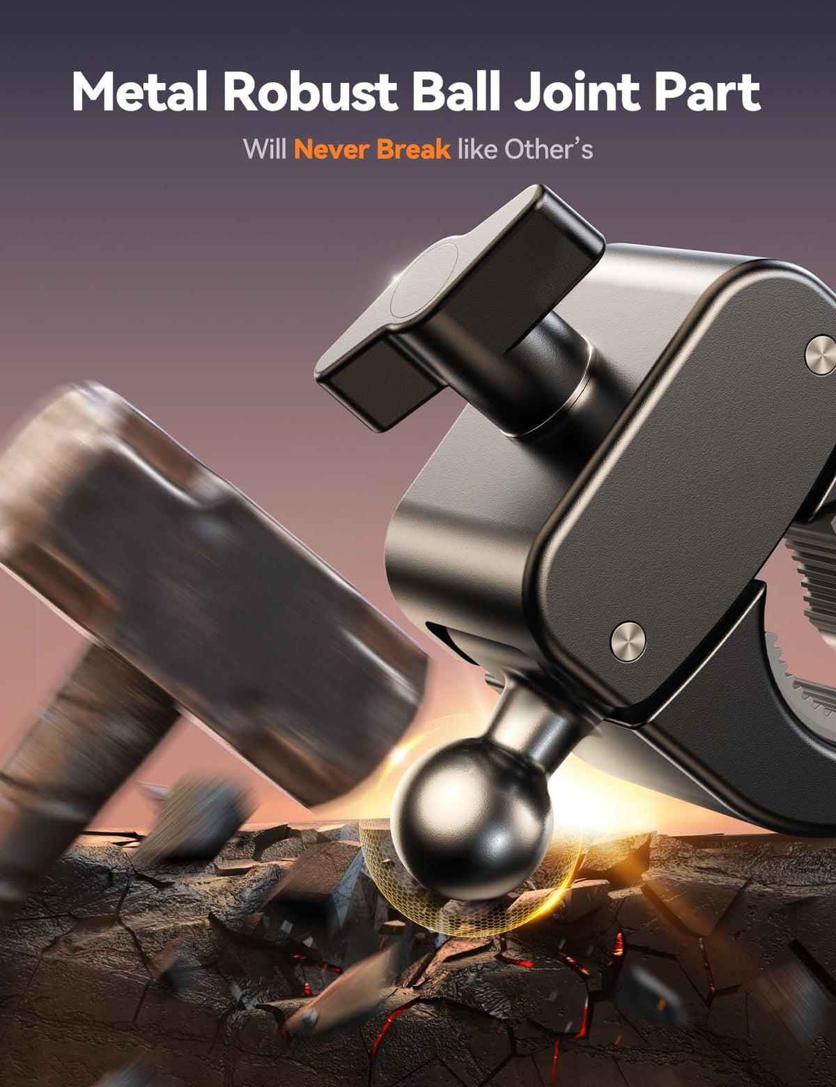 JOYROOM mounted with phone in landscape offering stable navigation view