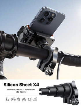 JOYROOM one-handed lock and release action shown for quick mounting