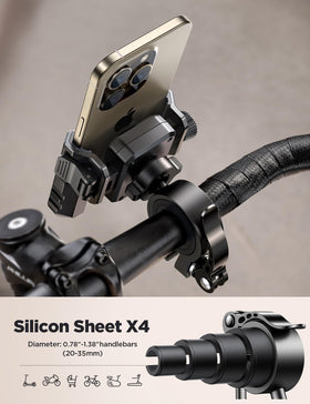 JOYROOM size comparison with smartphone demonstrating fit for 4.7 to 7 inch phones
