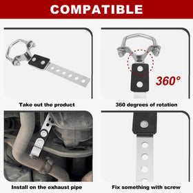 joytrace zinc-alloy bracket and anti-rattle bolts highlighting corrosion resistance