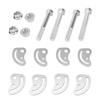 joytrace front packaging showing full camber bolt kit and components for easy identification