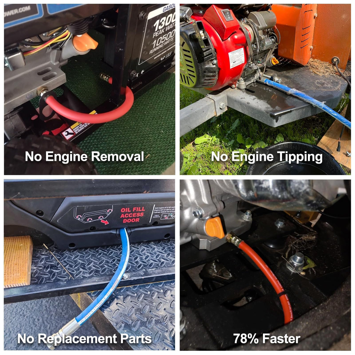 joytrace workbench scene demonstrating fast, tidy oil changes
