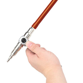 JoyTube expanding action in use demonstrating quick, clean tube preparation