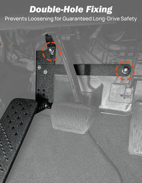 JOYTUTUS adjustment mechanism and included mounts for no-drill easy fitment