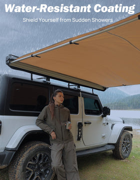 JOYTUTUS adjustable bracket detail showing secure roof-rack fit