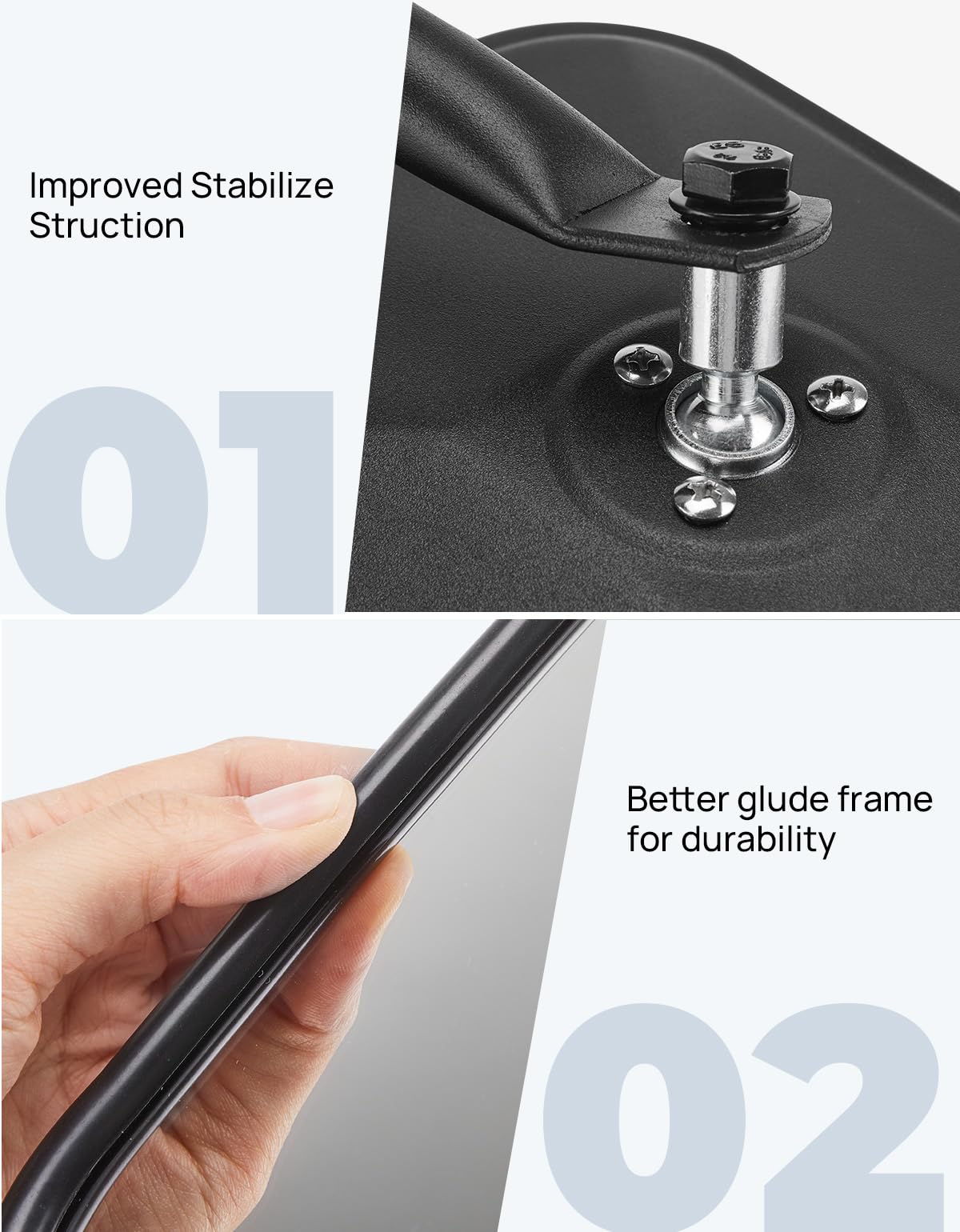 JOYTUTUS stiff ball joint with rubber washer reducing vibration