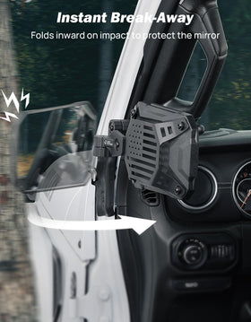 JOYTUTUS break-away hinge detail preventing damage on impact
