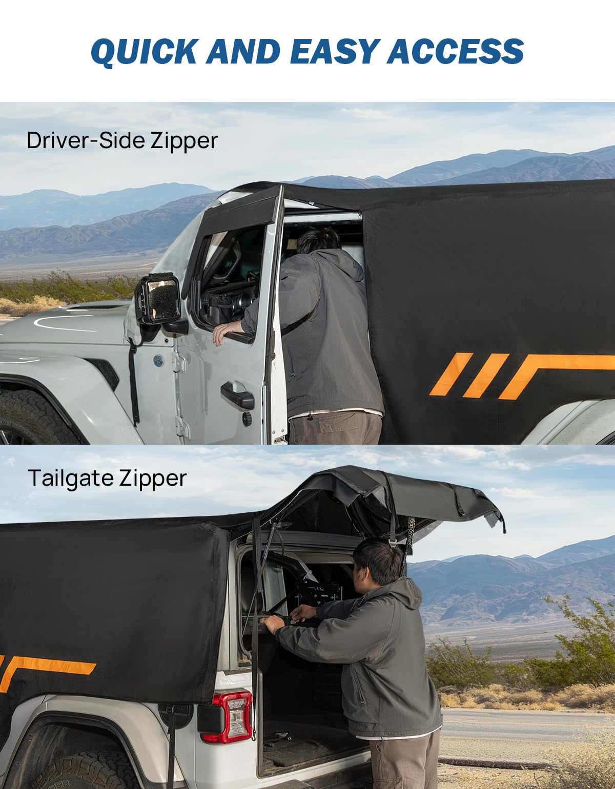 JOYTUTUS buckle and pressure strip detail for windproof security