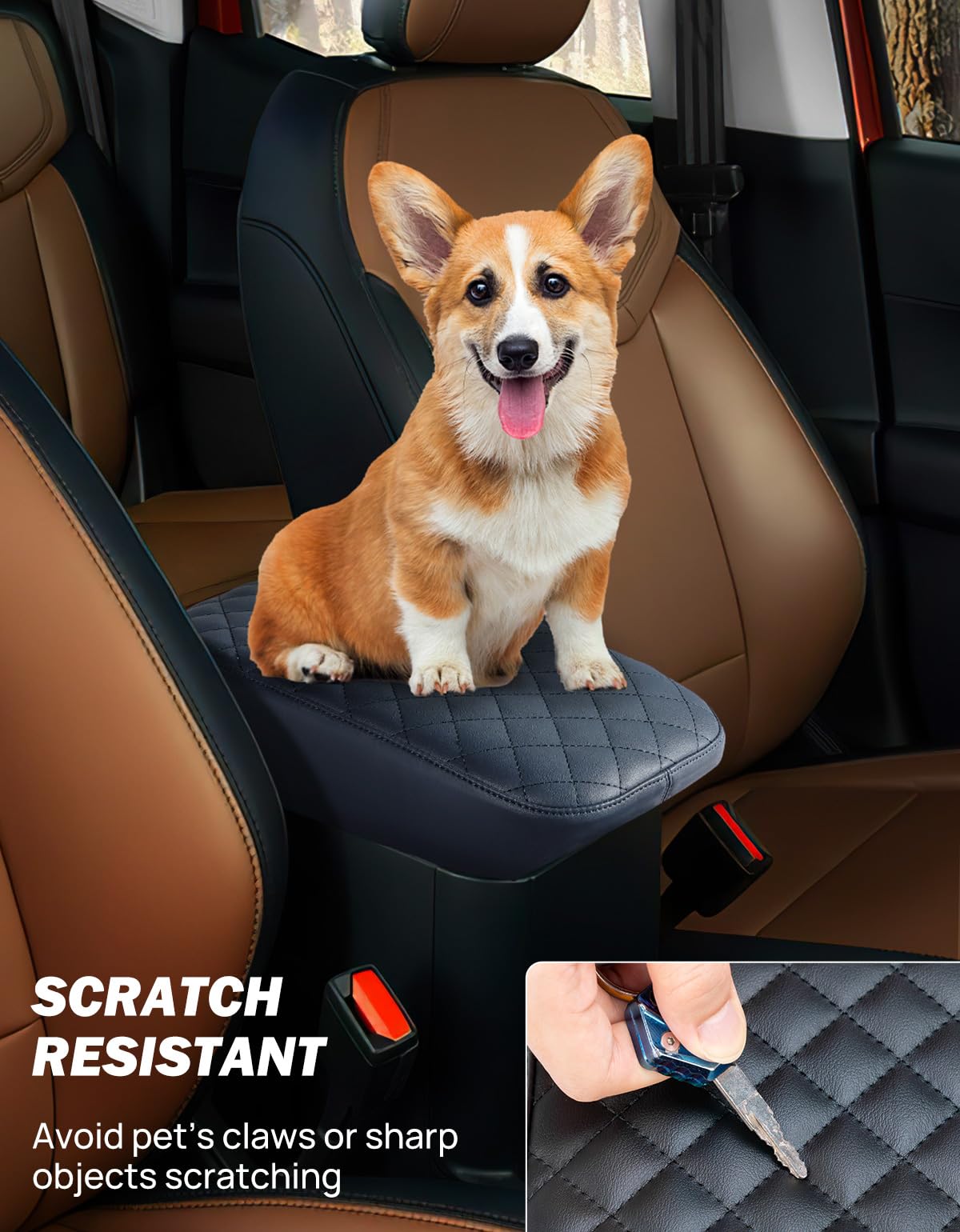 JOYTUTUS side profile on open console demonstrates unobstructed access benefit
