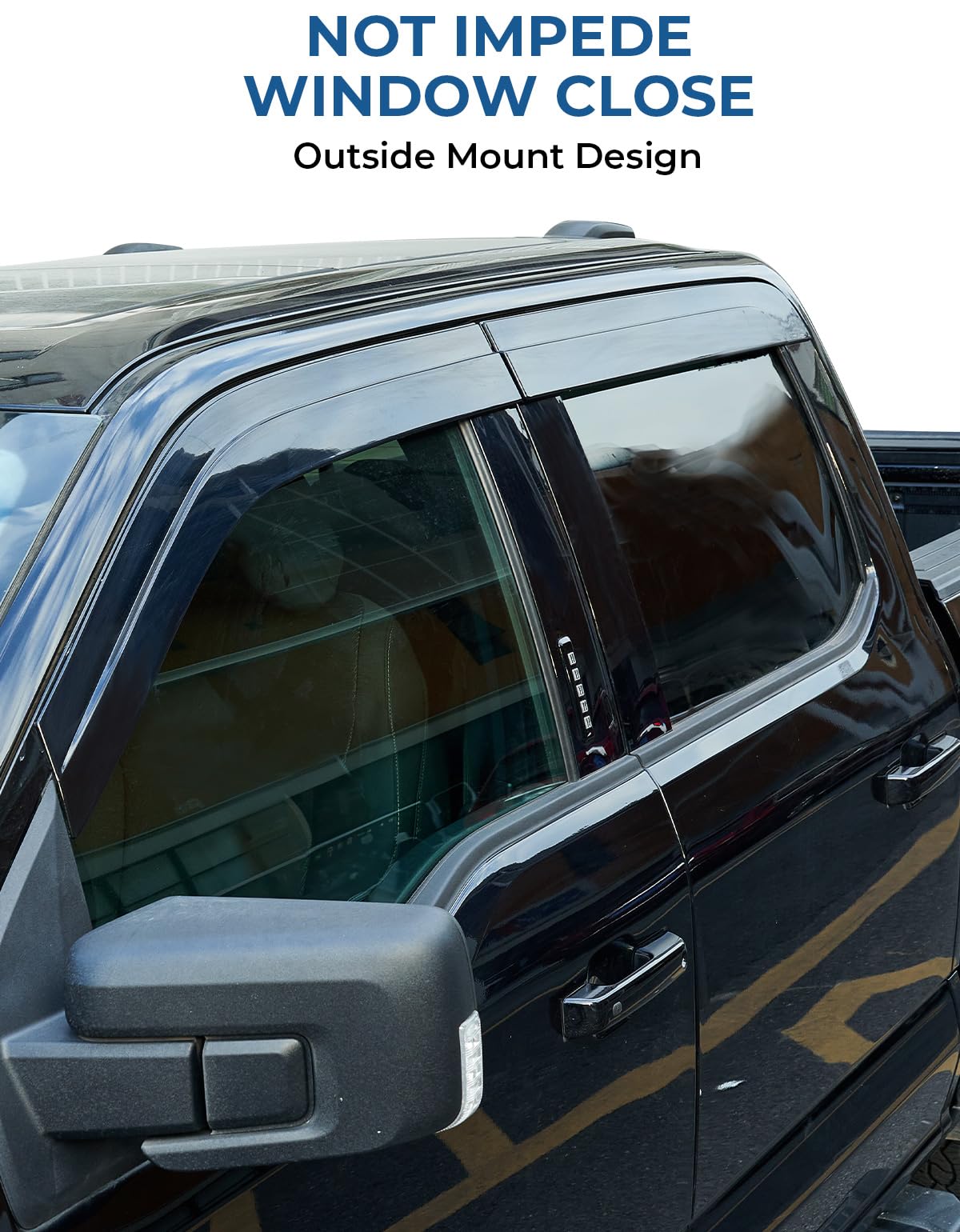 JOYTUTUS close-up of aerodynamic profile reducing wind noise