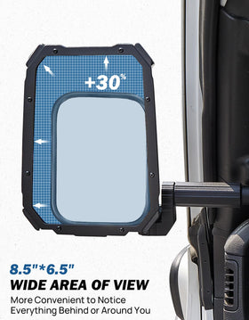 JOYTUTUS close-up of anti-vibration groove, reduces mirror wobble