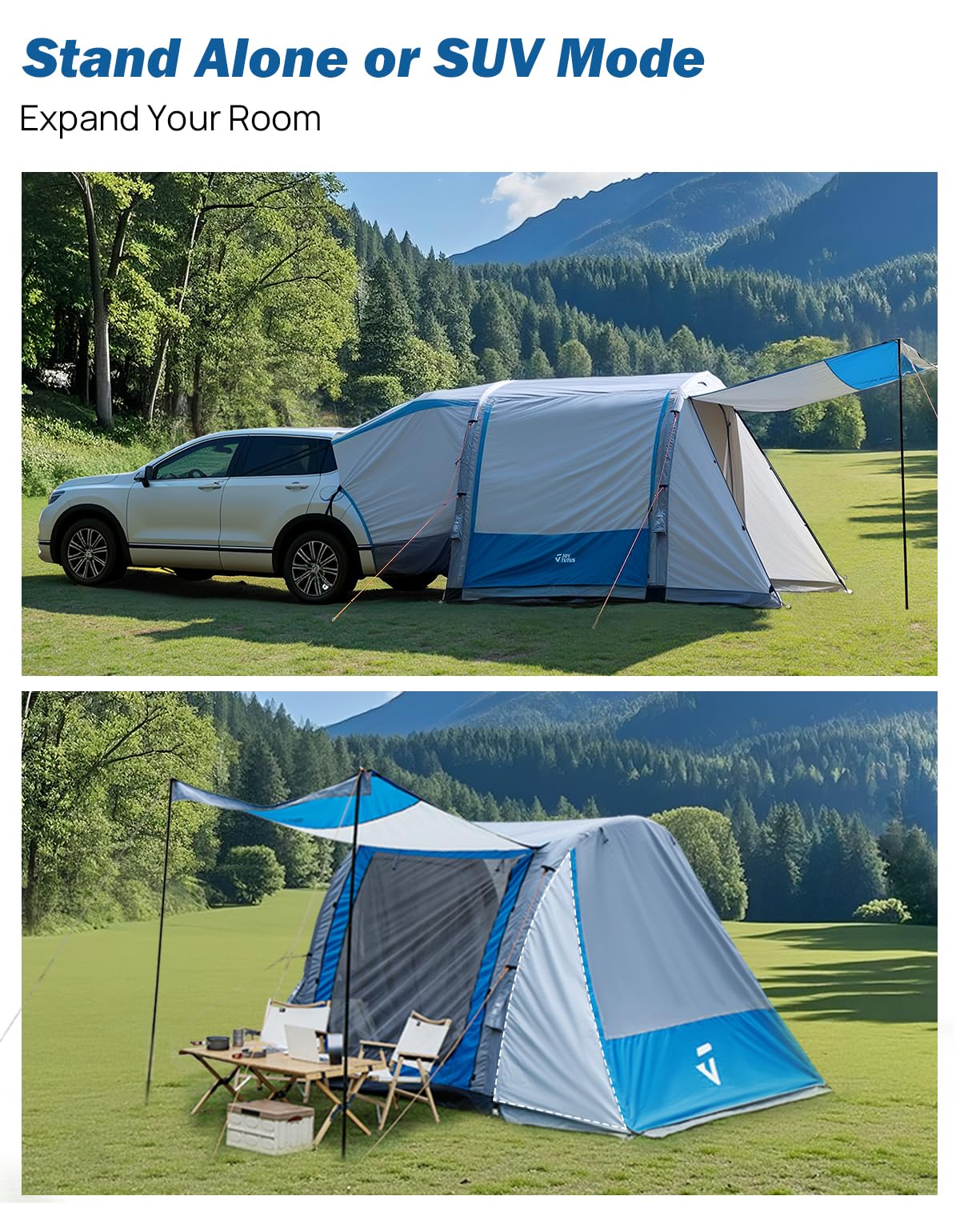 JOYTUTUS double doors open showing ventilation and easy access