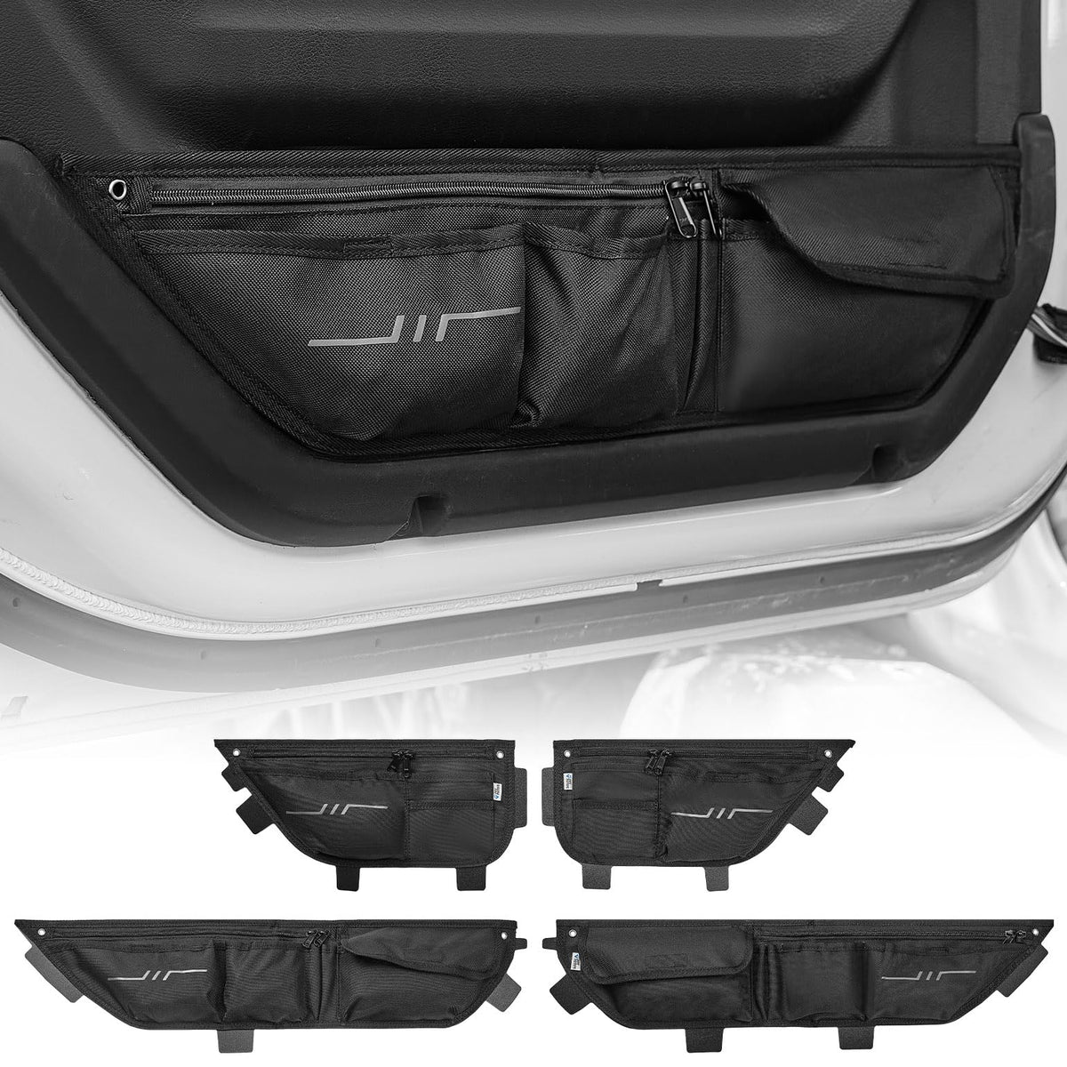 JOYTUTUS front door pocket overview showing added storage and easy organization