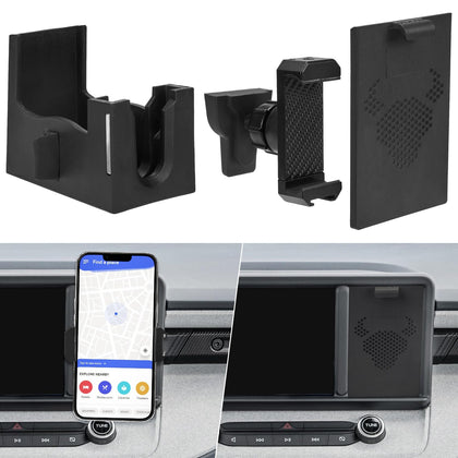 JOYTUTUS front faceplate installed in Maverick cubby for clean dash look