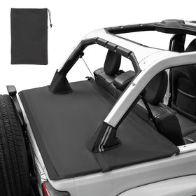 JOYTUTUS front view of packaged tonneau cover showing compact storage benefit