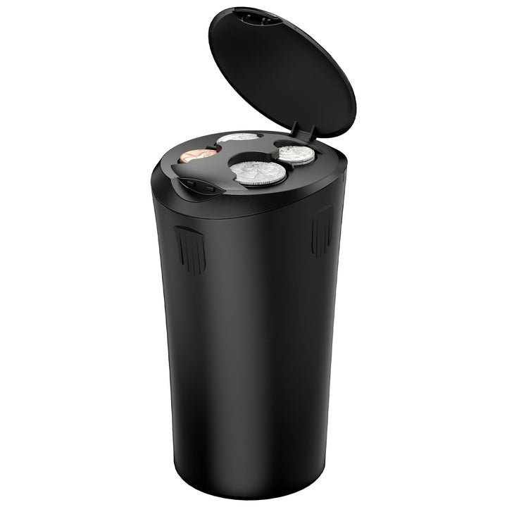 JOYTUTUS front view showing two-pack black coin holders and compact design