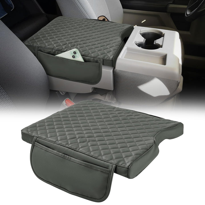 JOYTUTUS front view on jump-seat console showing neat fit and protection