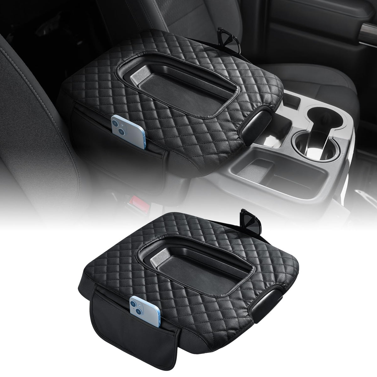 JOYTUTUS front view of console cover showing neat fit and protection