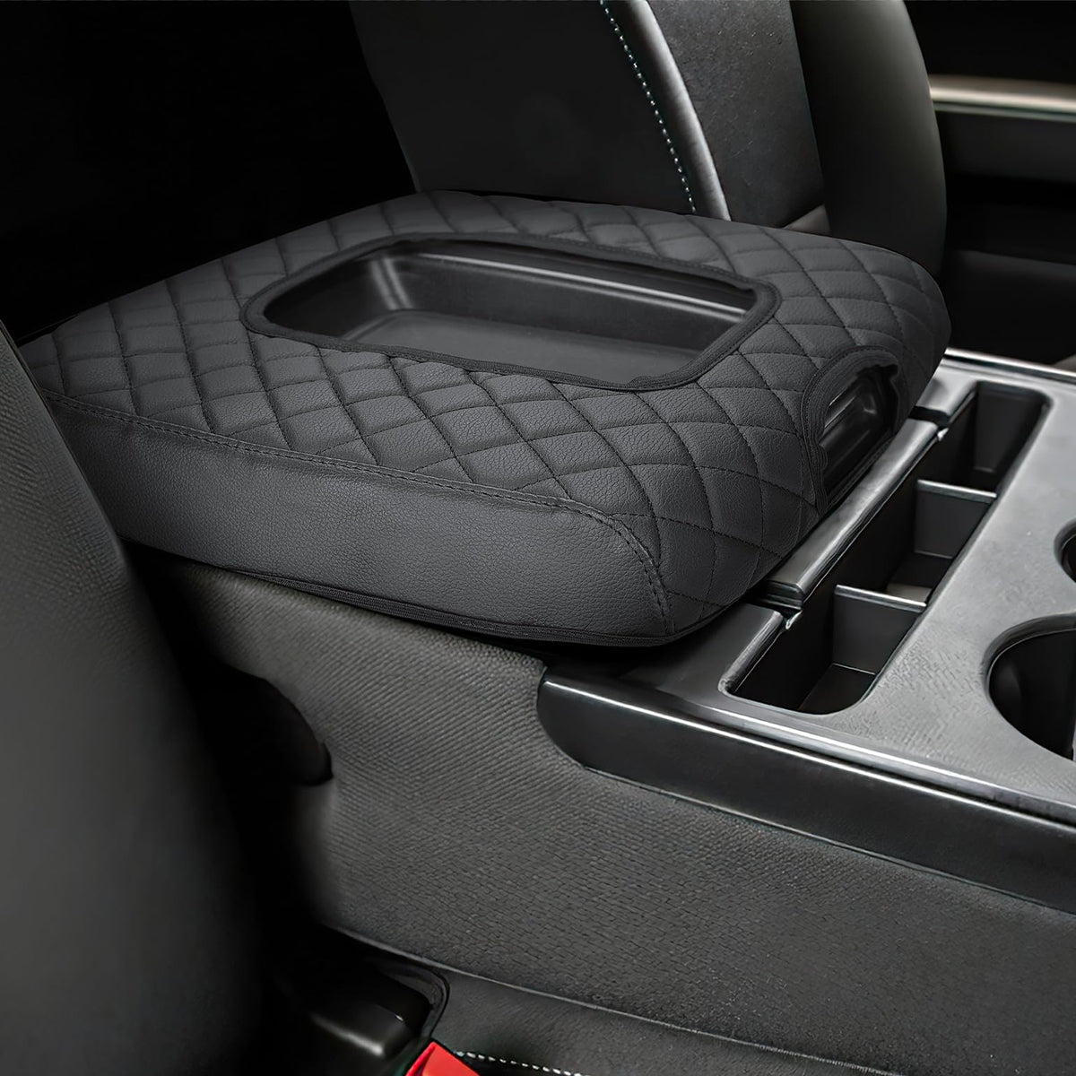 JOYTUTUS front view of console cover showing neat fit and protection