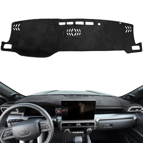 JOYTUTUS front view dashboard cover fitted in vehicle, reduces glare
