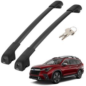 JOYTUTUS front view installed on Subaru Ascent showing secure fit and hauling benefit