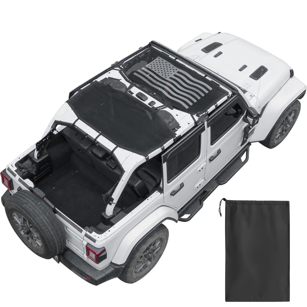 JOYTUTUS front view installed showing full coverage and cooler cabin