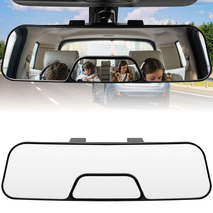 JOYTUTUS front view mirror showing wider field of vision for safer driving