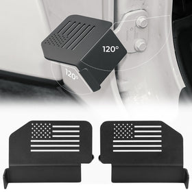 JOYTUTUS front view of foot pegs showing robust build and easy install benefit