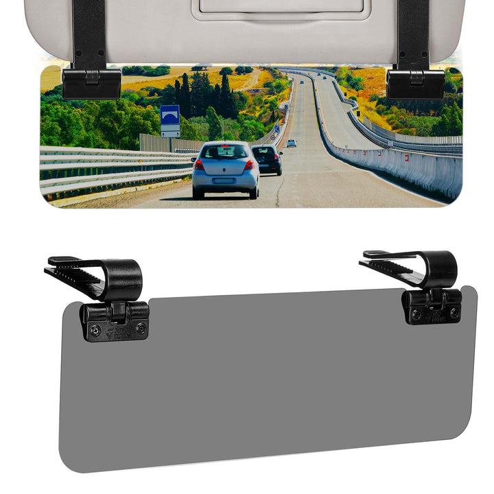 JOYTUTUS front view showing full visor extender and packaging benefit visibility