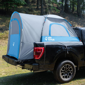 JOYTUTUS front view tent in truck bed showing shelter and convenience
