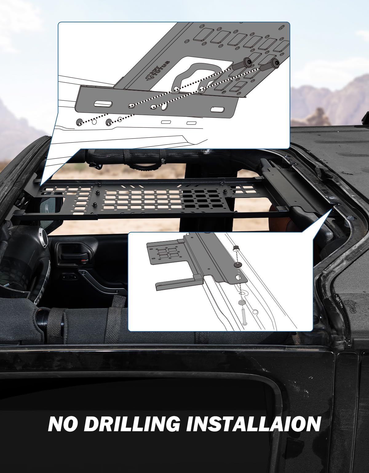 JOYTUTUS hardware detail highlighting reinforced mounts for durable security