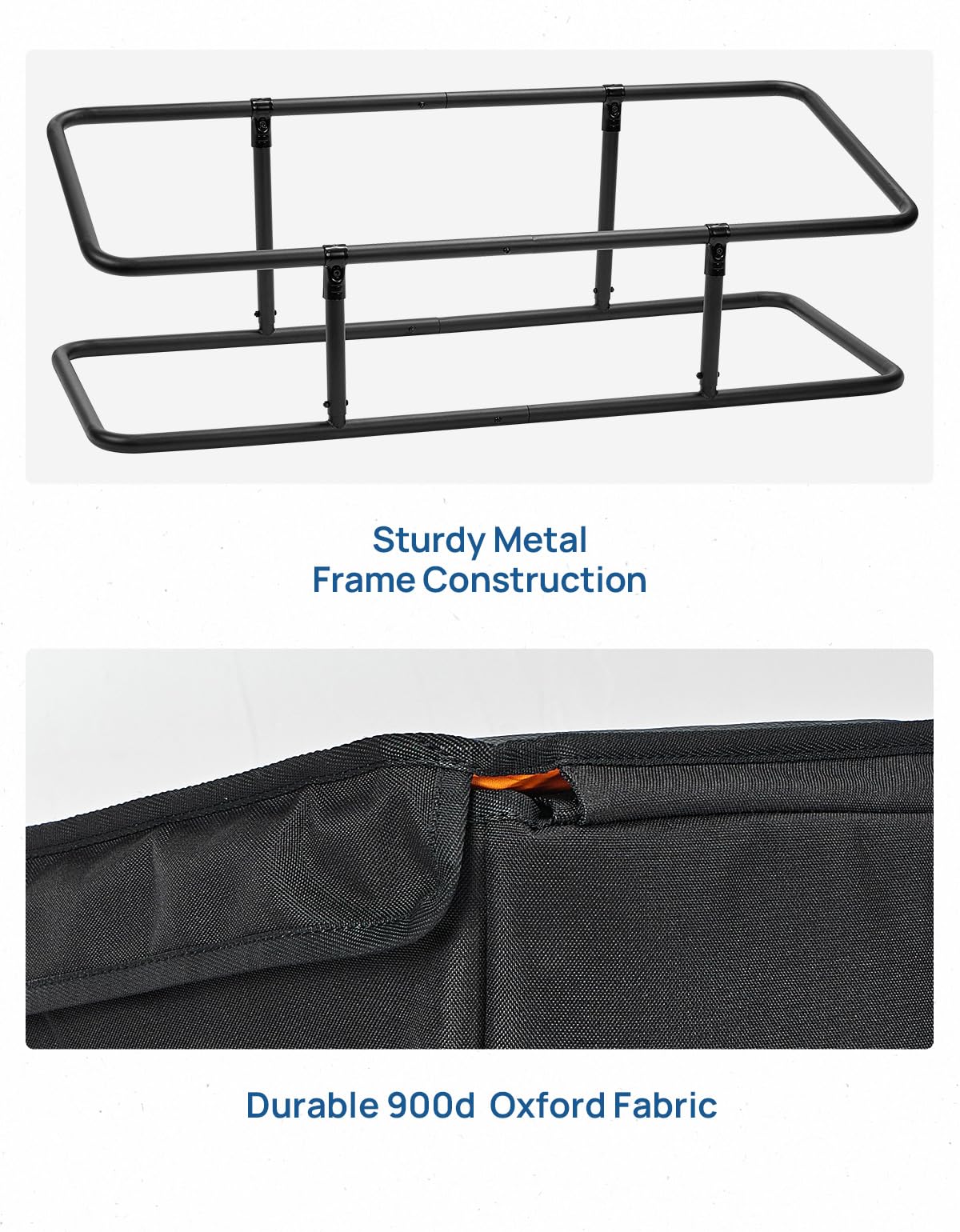 JOYTUTUS velcro-secured cover demonstrated for secure highway transport
