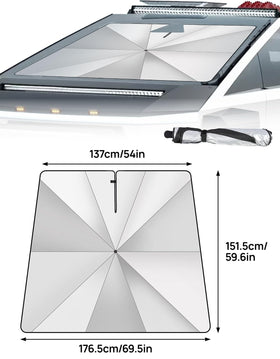 JOYTUTUS in-car installation protecting dashboard and lowering interior temperature