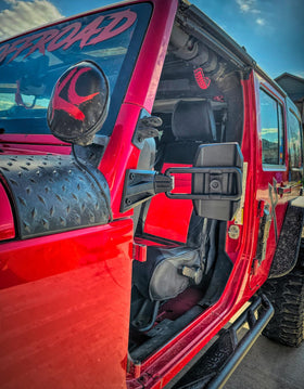 JOYTUTUS in-use doors-off driving lifestyle showing stable visibility benefit