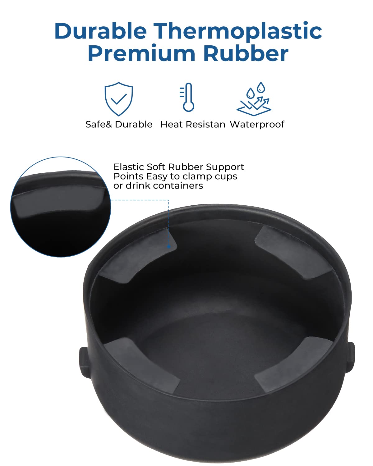 JOYTUTUS insert installed in console demonstrating secure, rattle-free fit