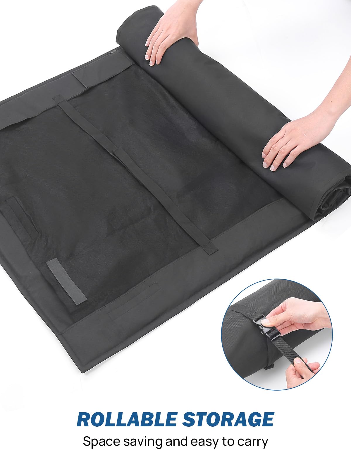 JOYTUTUS interior felt layers protecting soft-top windows from scratches