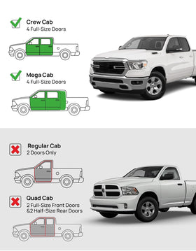 JOYTUTUS installed driver-side vent visor showing streamlined, low-profile appearance