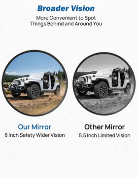 JOYTUTUS installed on Wrangler side profile for stable, no-wobble sight