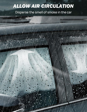 JOYTUTUS installed on Tacoma rear door showing rain protection benefit