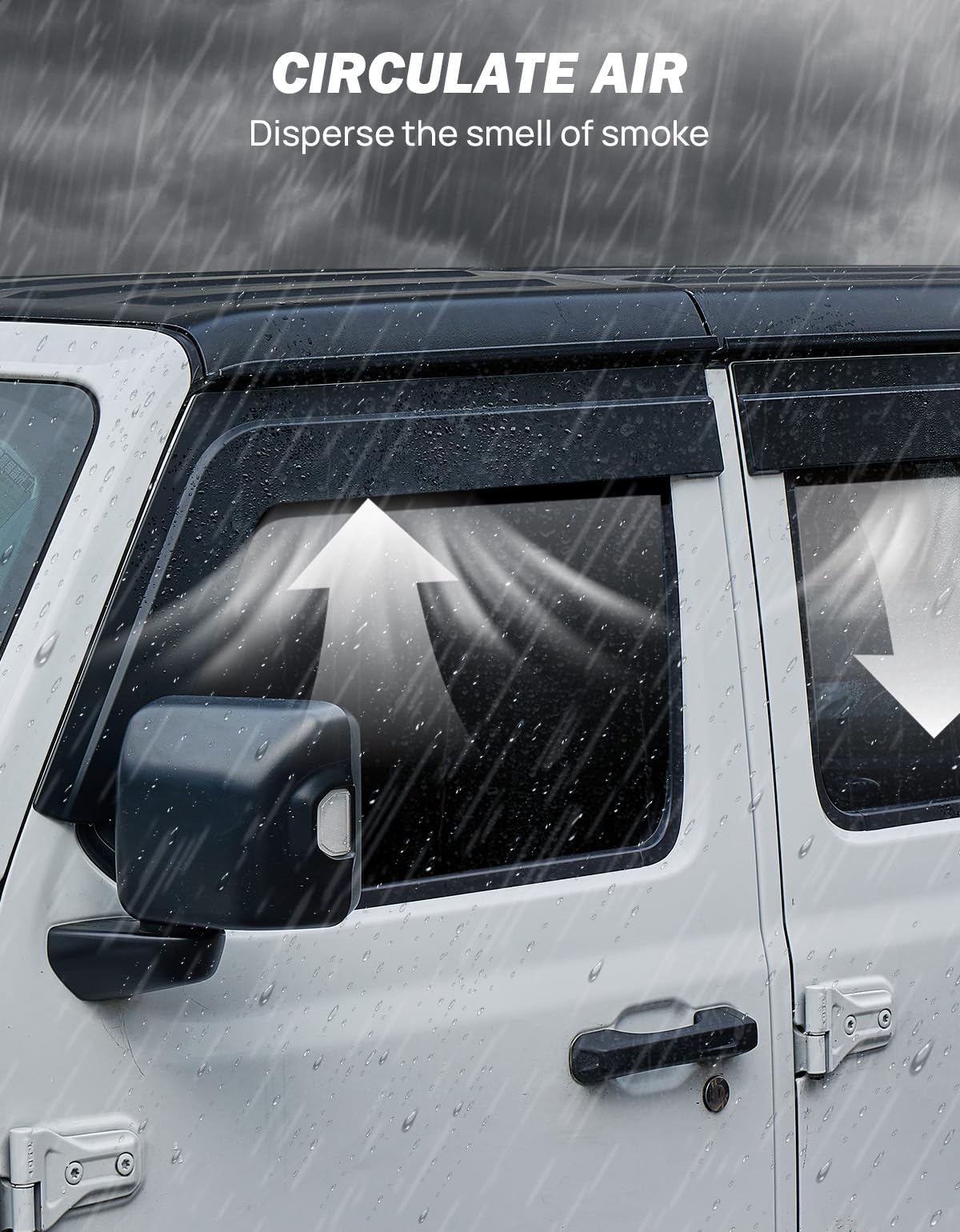 JOYTUTUS installed on rear door demonstrating unobtrusive profile benefit