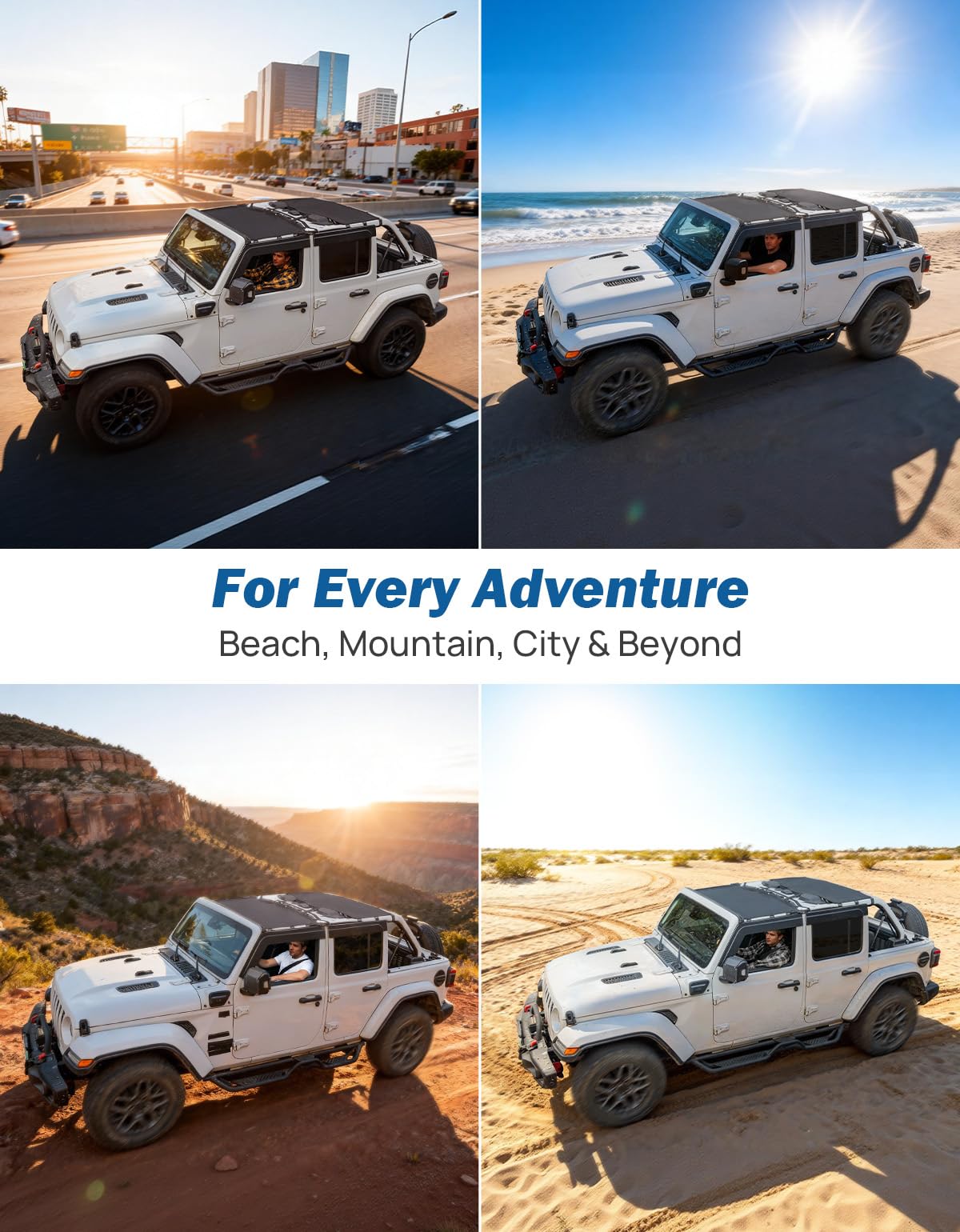 JOYTUTUS lifestyle shot in driving use highlighting comfort and quieter cabin