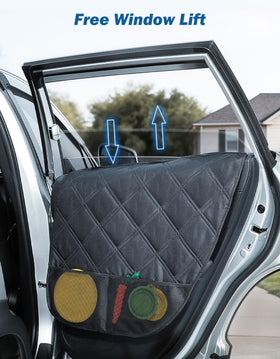 JOYTUTUS metal weight at bottom securing cover against wind