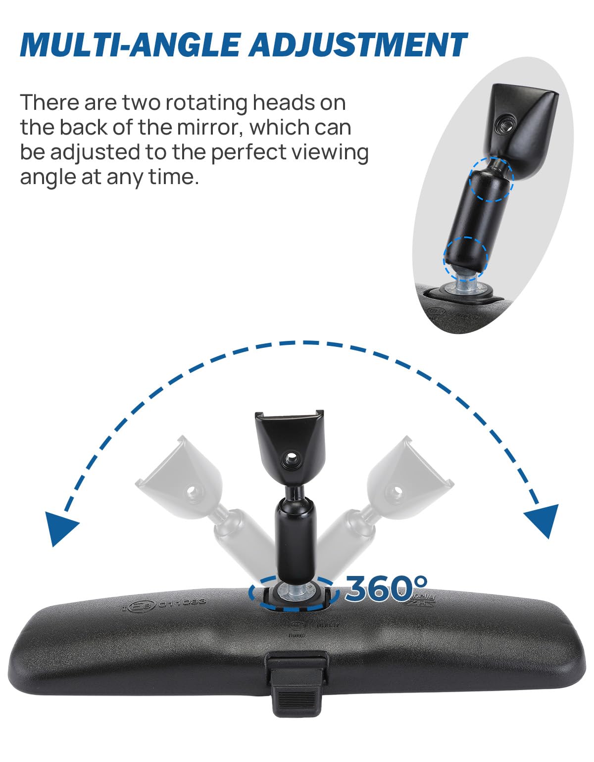 JOYTUTUS mounting base and replacement tool displayed for quick install benefit