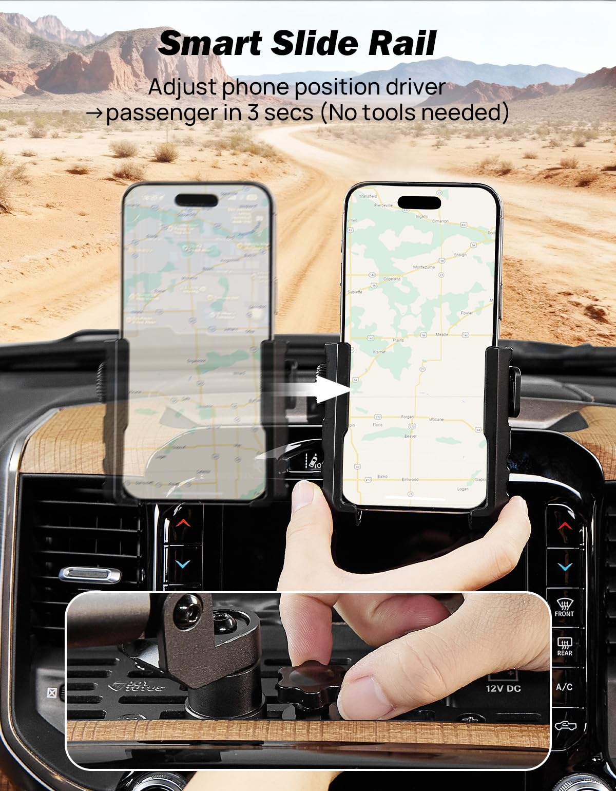 JOYTUTUS semi-wrap grip holding phone shows camera left unobstructed benefit