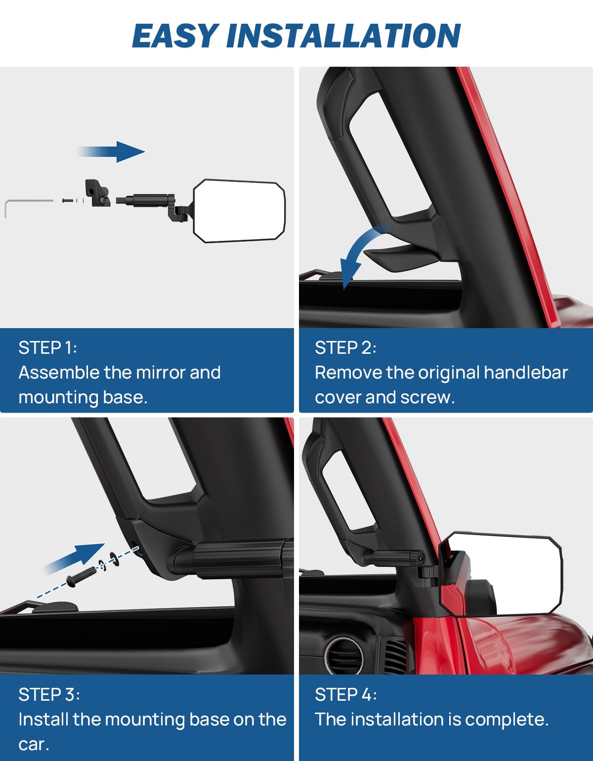 JOYTUTUS powder-coated finish resisting rust and weather exposure